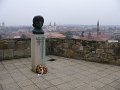 Balassi Balint szobra az Egri varban